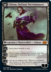 Liliana, Heretical Healer // Liliana, Defiant Necromancer [Commander Collection: Black] | Gauntlet Hobbies - Angola