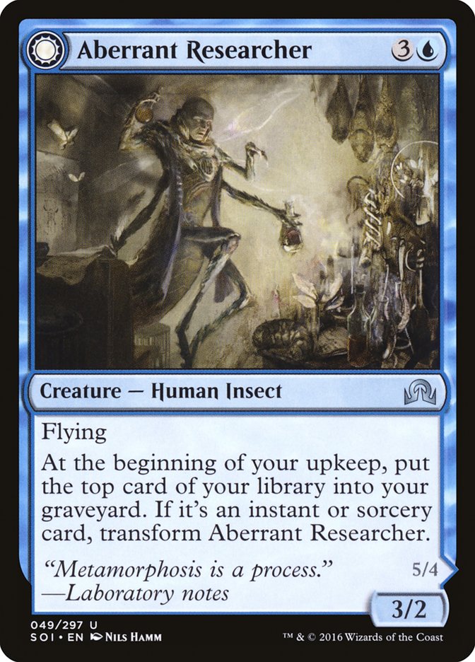 Aberrant Researcher // Perfected Form [Shadows over Innistrad] | Gauntlet Hobbies - Angola