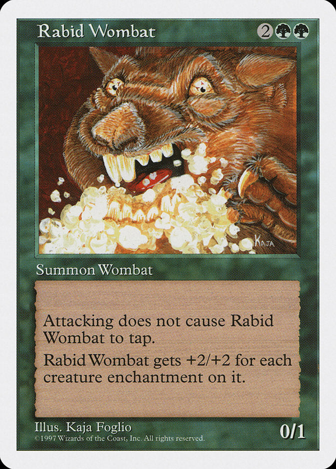 Rabid Wombat [Fifth Edition] | Gauntlet Hobbies - Angola