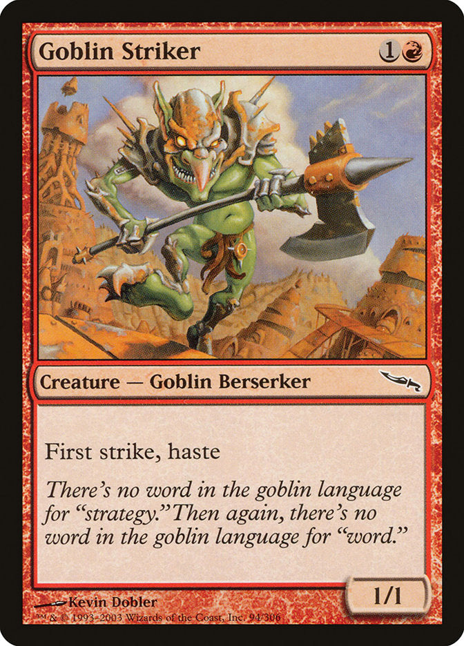 Goblin Striker [Mirrodin] | Gauntlet Hobbies - Angola