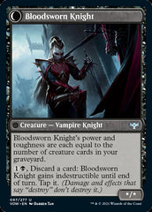 Bloodsworn Squire // Bloodsworn Knight [Innistrad: Crimson Vow] | Gauntlet Hobbies - Angola