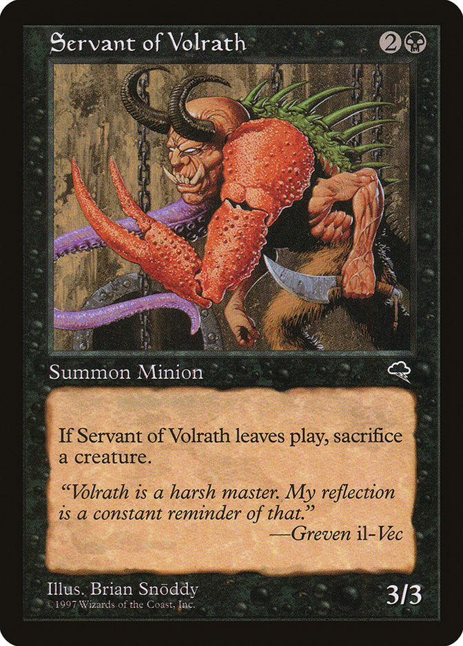 Servant of Volrath [Tempest] | Gauntlet Hobbies - Angola