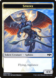 Bird // Sphinx Double-sided Token [Ravnica Allegiance Guild Kits Tokens]