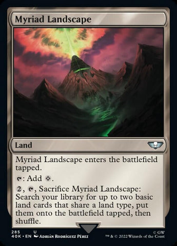 Myriad Landscape (Surge Foil) [Universes Beyond: Warhammer 40,000]