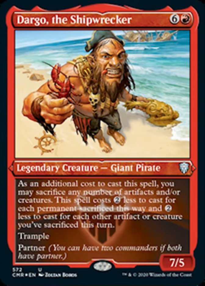 Dargo, the Shipwrecker (Etched) [Commander Legends] | Gauntlet Hobbies - Angola