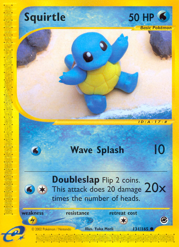 Squirtle (131/165) [Expedition: Base Set] | Gauntlet Hobbies - Angola