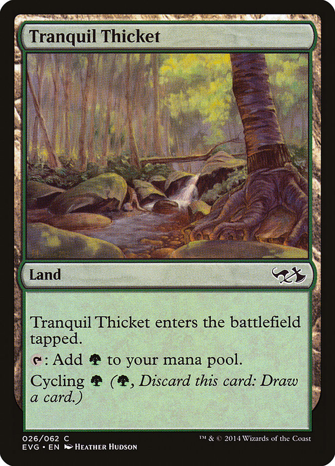 Tranquil Thicket (Elves vs. Goblins) [Duel Decks Anthology] | Gauntlet Hobbies - Angola