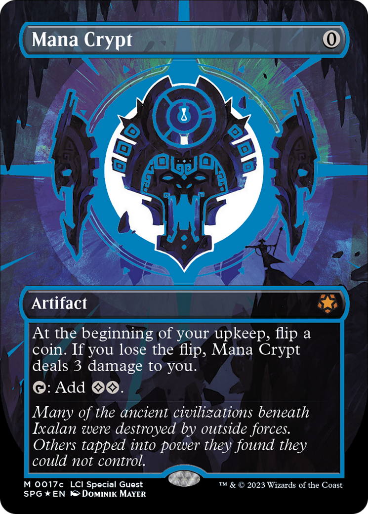 Mana Crypt (0017c) (Borderless) [The Lost Caverns of Ixalan Special Guests] | Gauntlet Hobbies - Angola