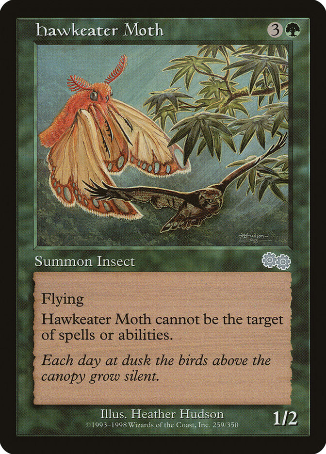 Hawkeater Moth [Urza's Saga] | Gauntlet Hobbies - Angola