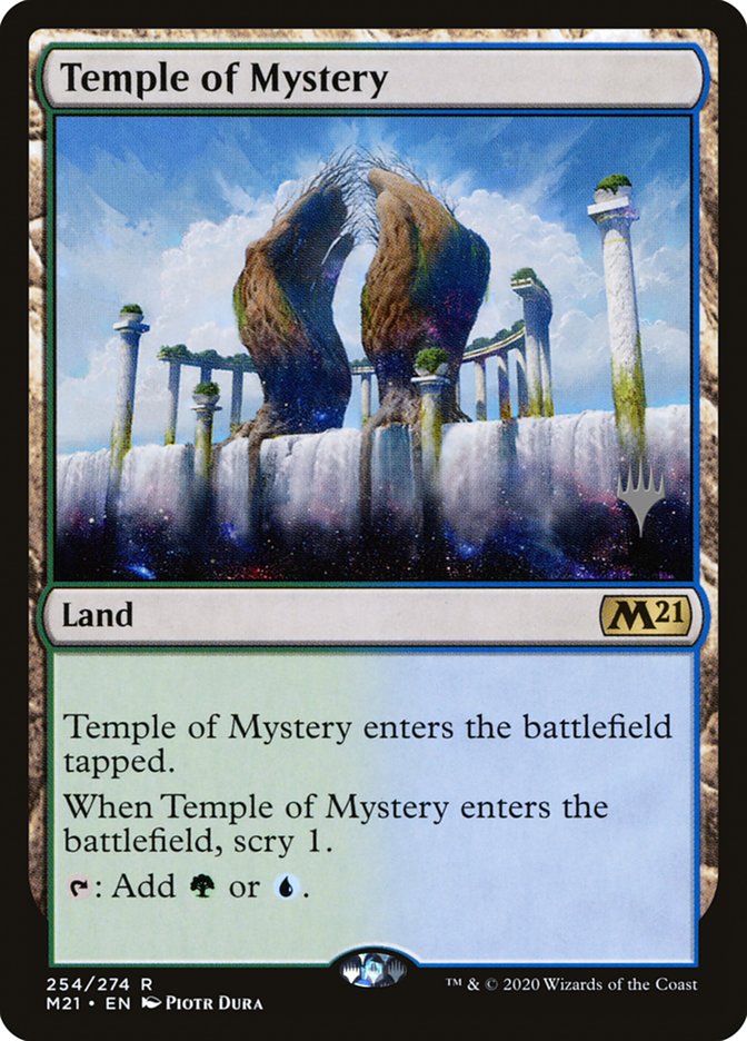 Temple of Mystery (Promo Pack) [Core Set 2021 Promos] | Gauntlet Hobbies - Angola
