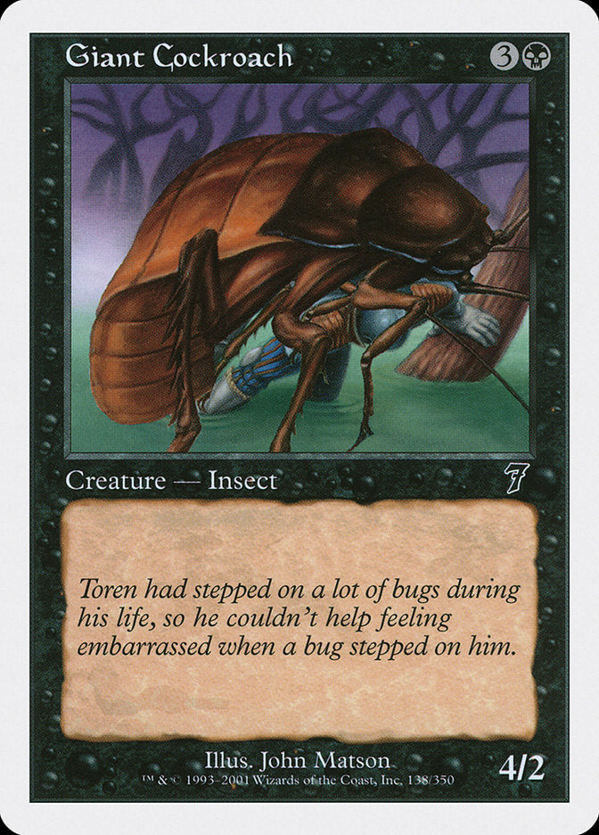 Giant Cockroach [Seventh Edition] | Gauntlet Hobbies - Angola