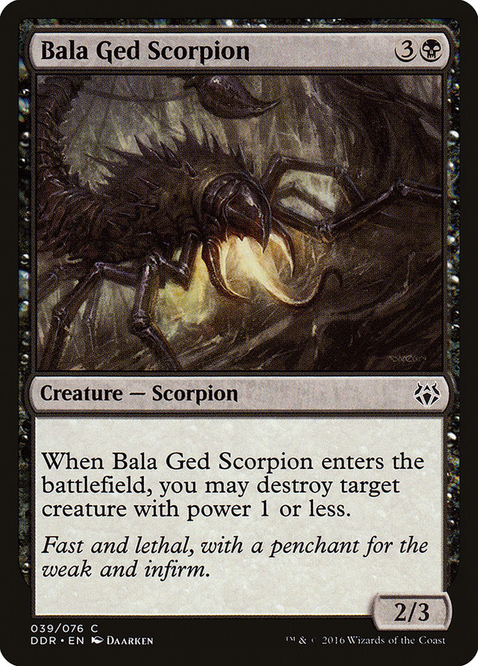 Bala Ged Scorpion [Duel Decks: Nissa vs. Ob Nixilis] | Gauntlet Hobbies - Angola