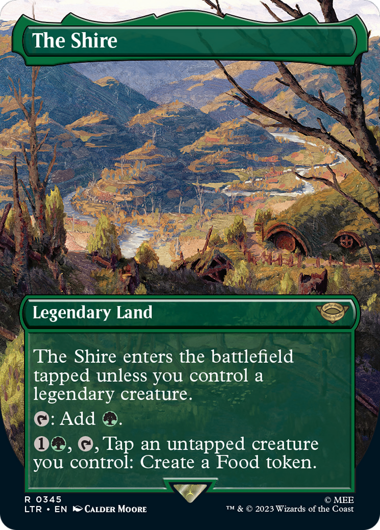 The Shire (Borderless Alternate Art) [The Lord of the Rings: Tales of Middle-Earth] | Gauntlet Hobbies - Angola