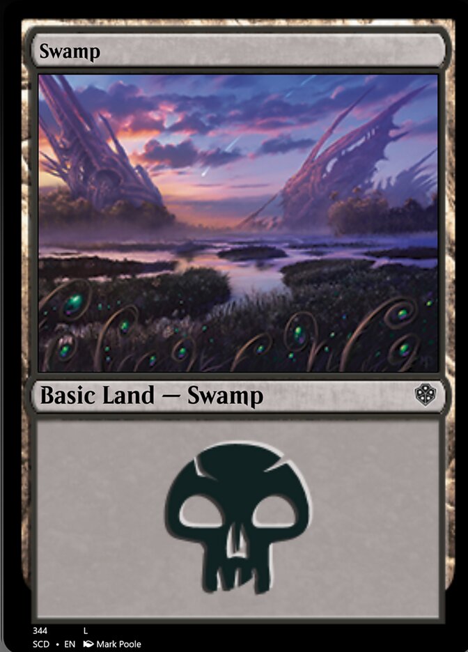 Swamp (344) [Starter Commander Decks] | Gauntlet Hobbies - Angola