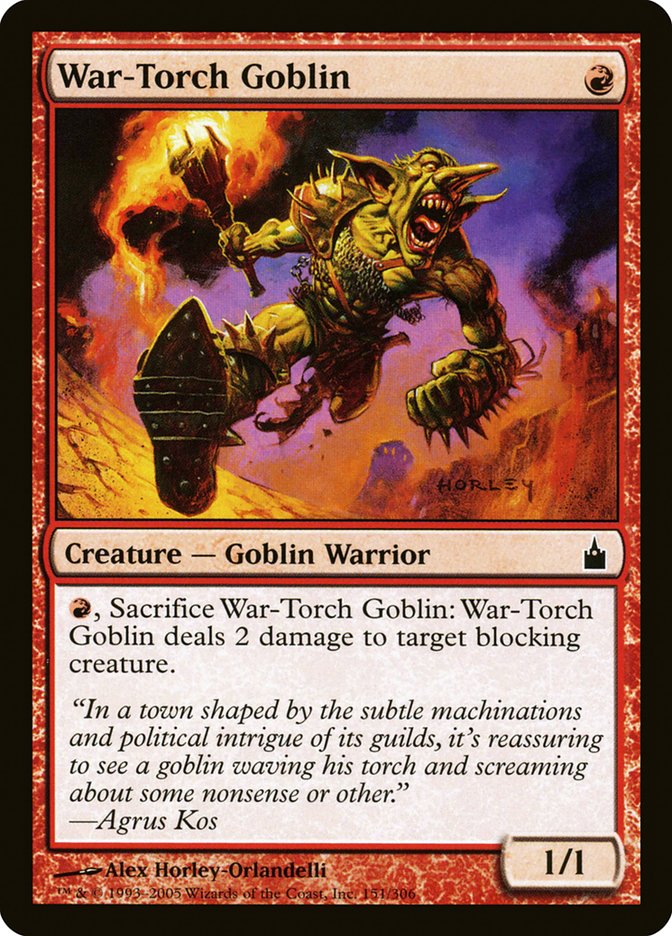 War-Torch Goblin [Ravnica: City of Guilds] | Gauntlet Hobbies - Angola