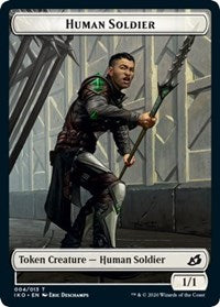 Human Soldier (004) // Zombie Double-sided Token [Commander 2020 Tokens] | Gauntlet Hobbies - Angola