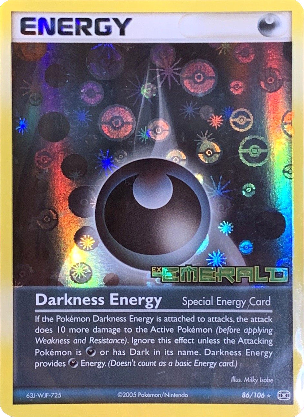 Darkness Energy (86/106) (Stamped) [EX: Emerald] | Gauntlet Hobbies - Angola