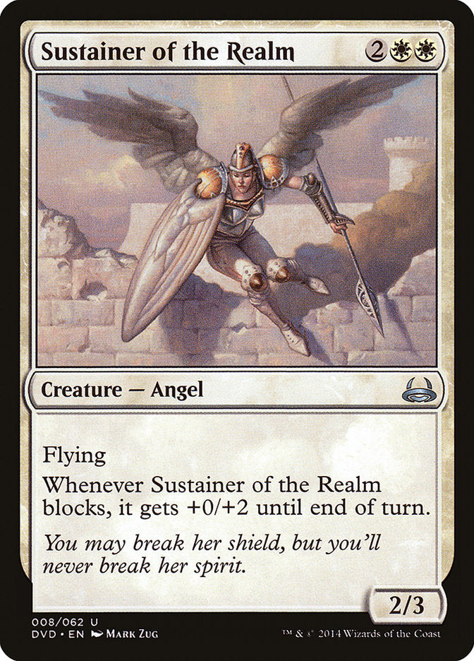 Sustainer of the Realm (Divine vs. Demonic) [Duel Decks Anthology] | Gauntlet Hobbies - Angola