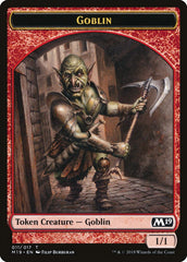 Zombie // Goblin Double-sided Token (Game Night) [Core Set 2019 Tokens] | Gauntlet Hobbies - Angola