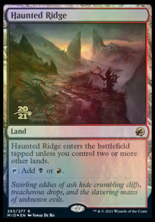 Haunted Ridge [Innistrad: Midnight Hunt Prerelease Promos]