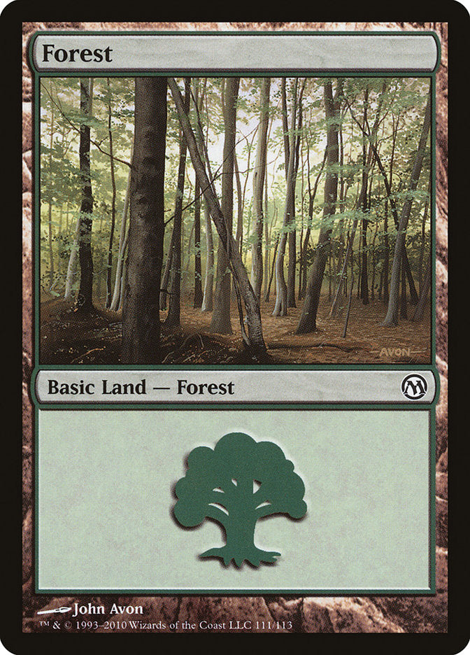 Forest (111) [Duels of the Planeswalkers] | Gauntlet Hobbies - Angola