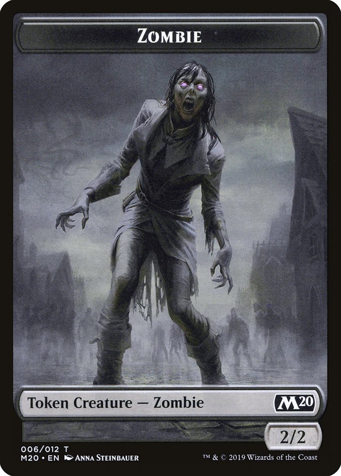 Soldier // Zombie Double-Sided Token [Game Night 2019 Tokens] | Gauntlet Hobbies - Angola