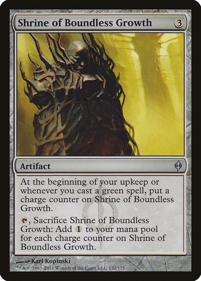 Shrine of Boundless Growth [New Phyrexia] | Gauntlet Hobbies - Angola