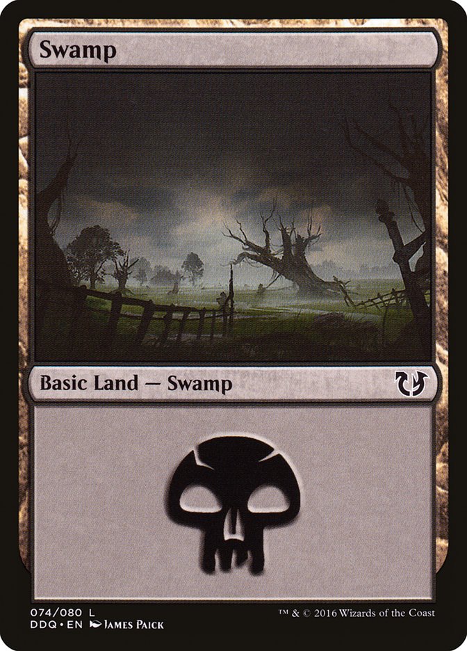 Swamp (74) [Duel Decks: Blessed vs. Cursed] | Gauntlet Hobbies - Angola