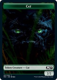 Cat (011) // Goblin Wizard Double-sided Token [Core Set 2021 Tokens] | Gauntlet Hobbies - Angola
