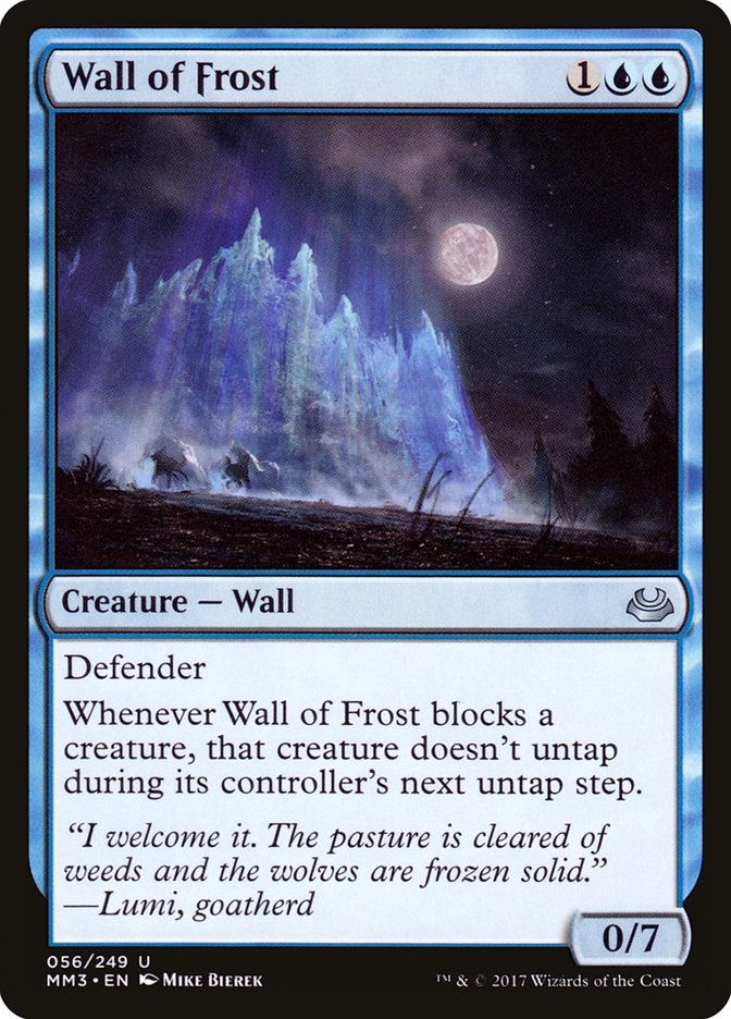 Wall of Frost [Modern Masters 2017] | Gauntlet Hobbies - Angola