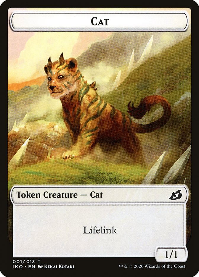 Cat Token [Ikoria: Lair of Behemoths Tokens] | Gauntlet Hobbies - Angola