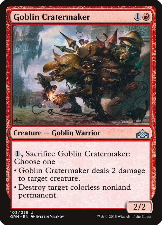 Goblin Cratermaker [Guilds of Ravnica] | Gauntlet Hobbies - Angola