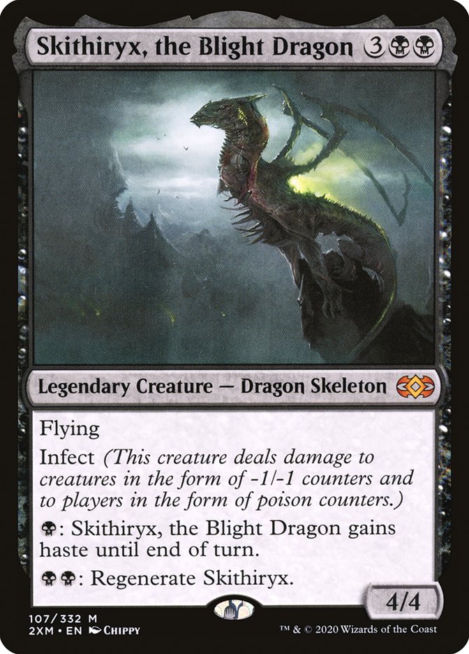 Skithiryx, the Blight Dragon [Double Masters] | Gauntlet Hobbies - Angola