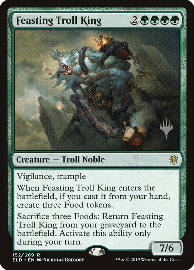 Feasting Troll King (Promo Pack) [Throne of Eldraine Promos] | Gauntlet Hobbies - Angola