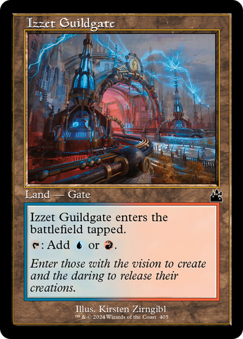 Izzet Guildgate (Retro Frame) [Ravnica Remastered]