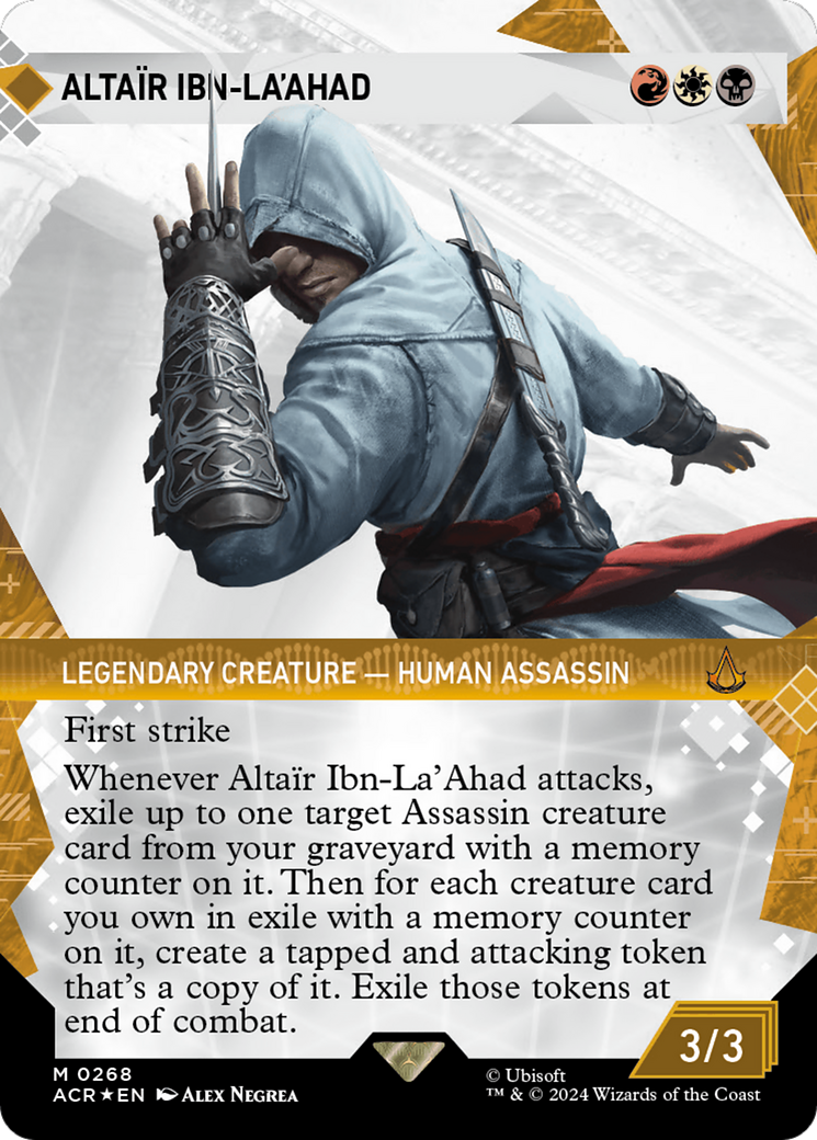 Altair Ibn-La'Ahad (Showcase) (Textured Foil) [Assassin's Creed] | Gauntlet Hobbies - Angola