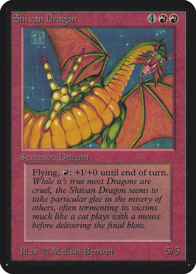 Shivan Dragon [Limited Edition Alpha] | Gauntlet Hobbies - Angola