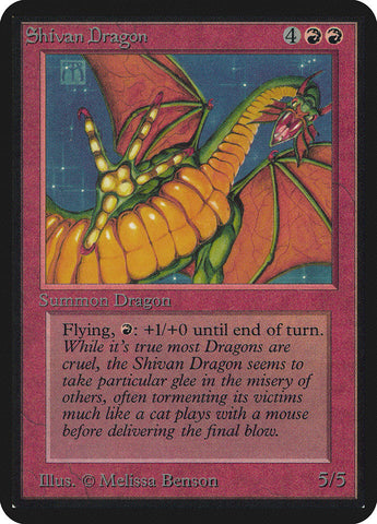 Shivan Dragon [Limited Edition Alpha]