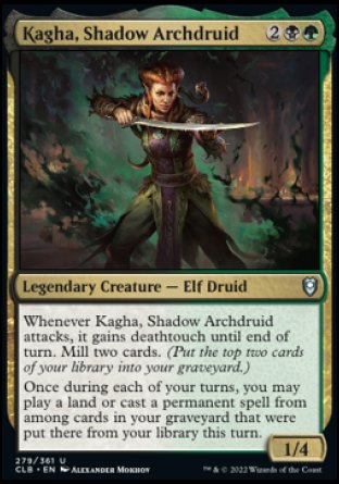 Kagha, Shadow Archdruid [Commander Legends: Battle for Baldur's Gate]