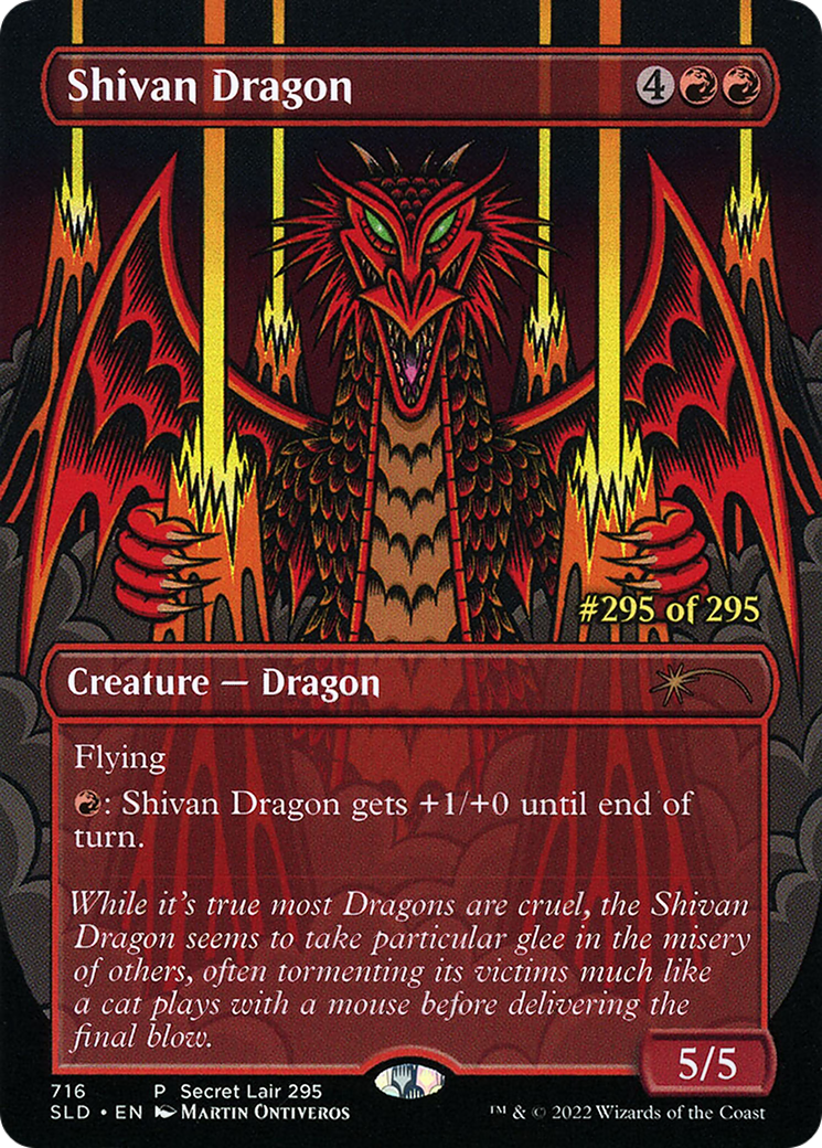 Shivan Dragon (Serialized) [Secret Lair Drop Promos] | Gauntlet Hobbies - Angola