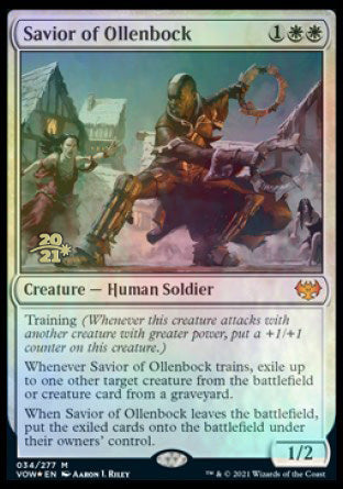 Savior of Ollenbock [Innistrad: Crimson Vow Prerelease Promos] | Gauntlet Hobbies - Angola