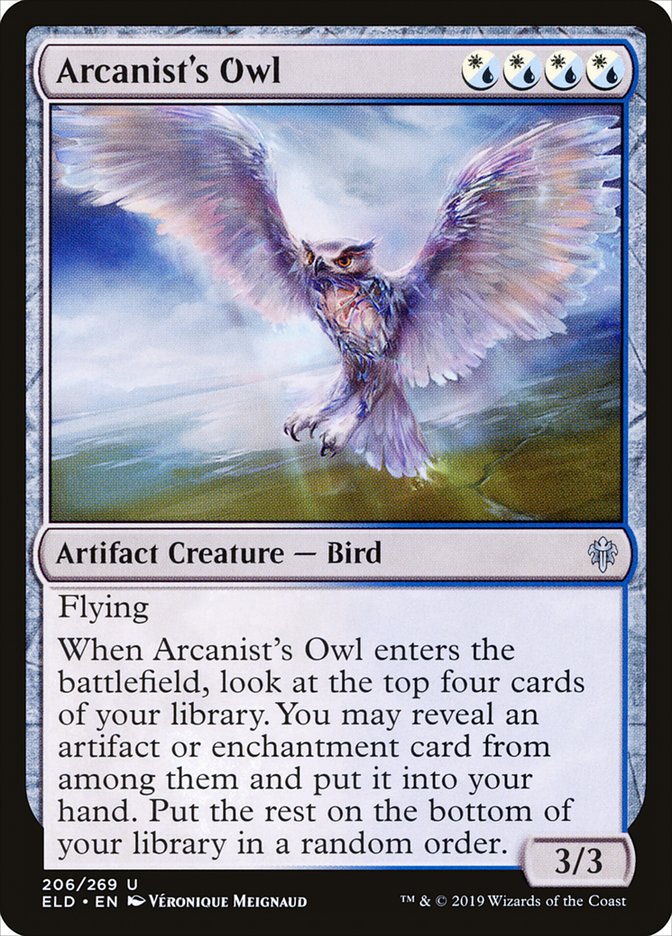 Arcanist's Owl [Throne of Eldraine] | Gauntlet Hobbies - Angola