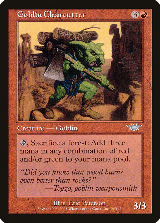 Goblin Clearcutter [Legions] | Gauntlet Hobbies - Angola