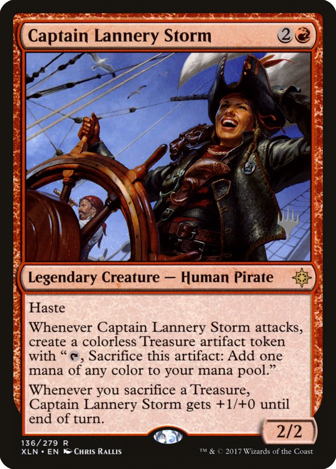 Captain Lannery Storm (Promo Pack) [Ixalan Promos] | Gauntlet Hobbies - Angola