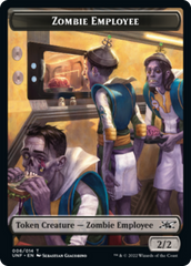 Zombie Employee // Treasure (013) Double-sided Token [Unfinity Tokens] | Gauntlet Hobbies - Angola