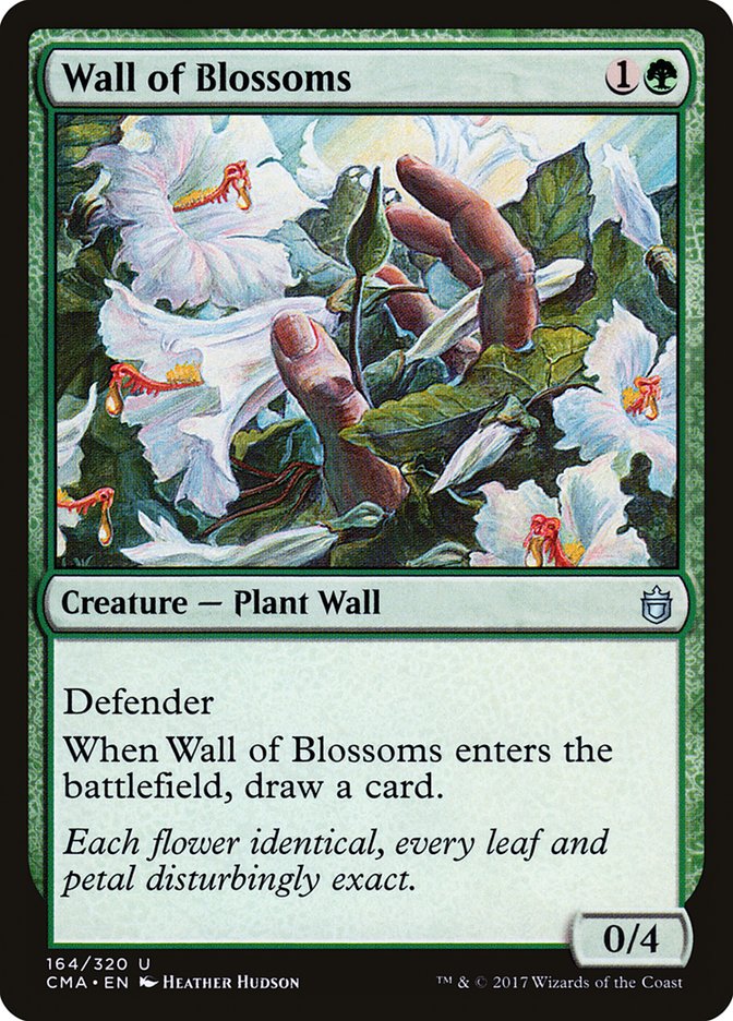 Wall of Blossoms [Commander Anthology] | Gauntlet Hobbies - Angola