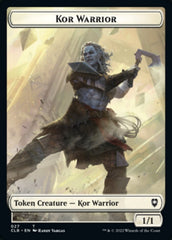 Kor Warrior // Wizard Double-sided Token [Commander Legends: Battle for Baldur's Gate Tokens] | Gauntlet Hobbies - Angola