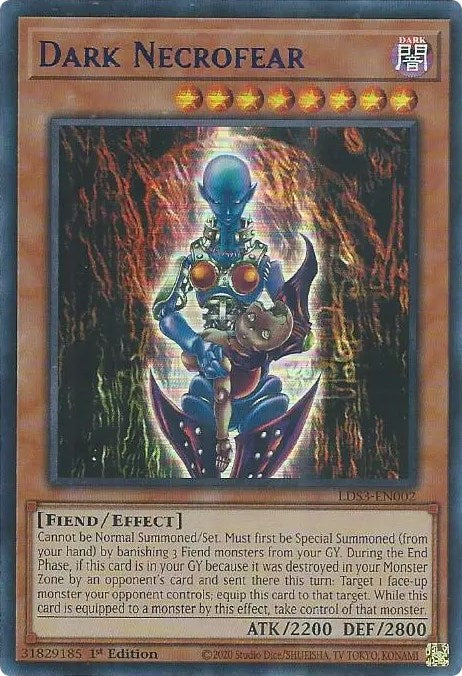 Dark Necrofear (Blue) [LDS3-EN002] Ultra Rare | Gauntlet Hobbies - Angola