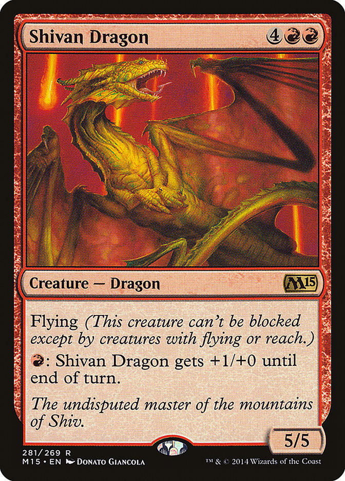 Shivan Dragon [Magic 2015] | Gauntlet Hobbies - Angola