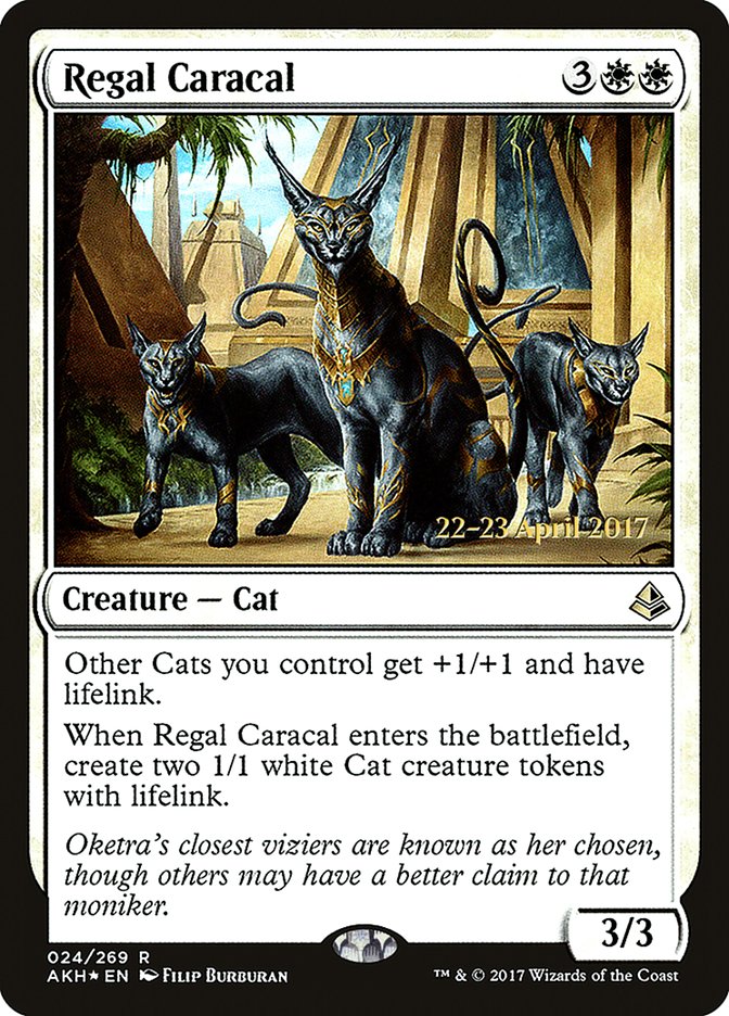 Regal Caracal [Amonkhet Prerelease Promos] | Gauntlet Hobbies - Angola